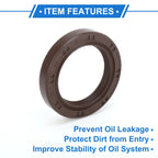 1Pc Front Crankshaft Oil Seal for Mitsubishi Eclipse 3000GT (1990–1999) MD377999/MD133317