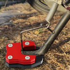 Aluminum Alloy Kickstand Side Stand Pad Red for Honda PCX125 (2018-2023)
