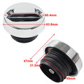 Chrome Vented Gas Fuel Tank Cover for Harley Fat Boy, Electra, Street, Road Glide (1990-2023)