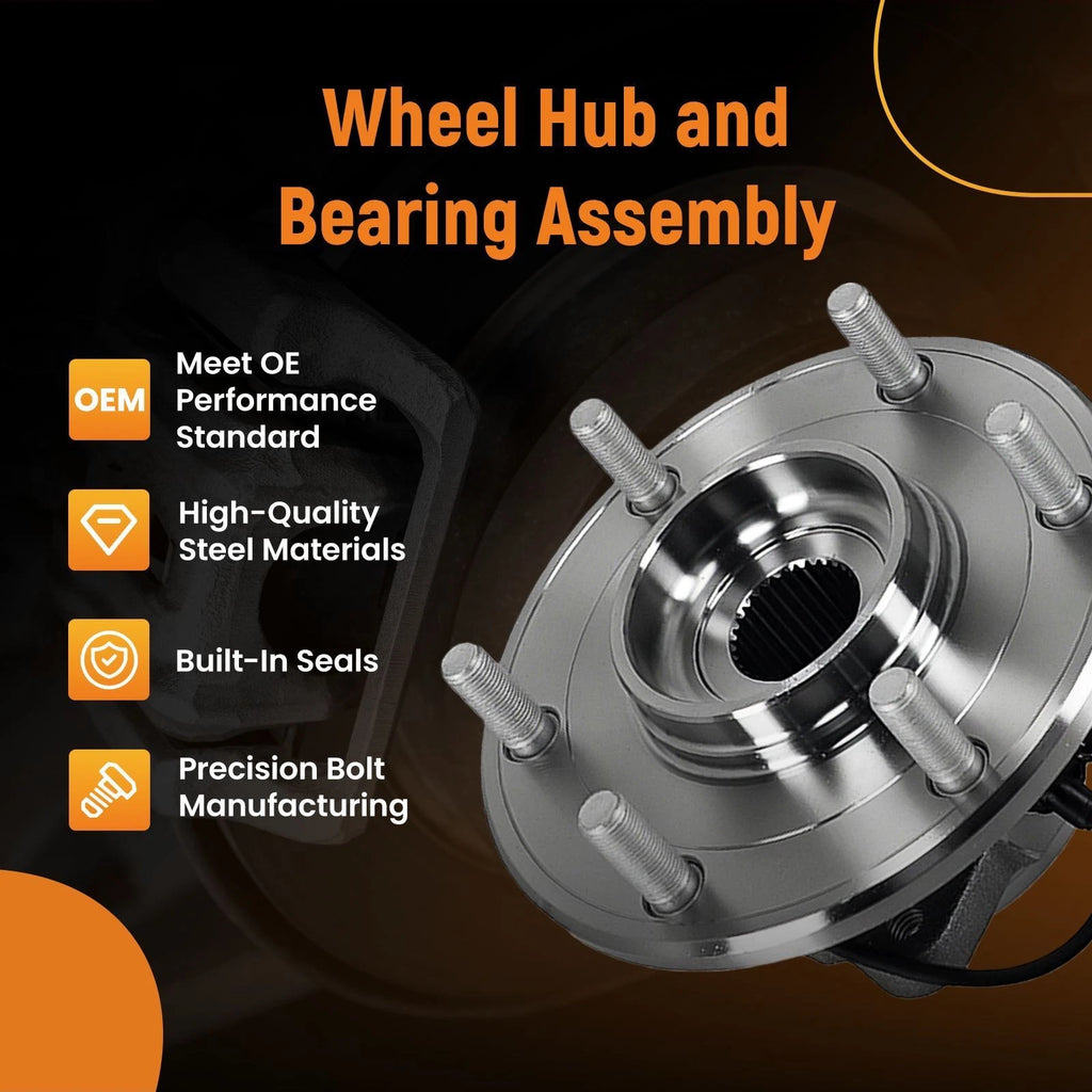 Rear 6 Lug Wheel Hub Bearing for Infiniti QX56 Nissan Armada (2004–2010) SP500702