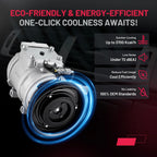 AC Compressor for Toyota Camry 1992-2001, Celica 1990-1999 CO 10624GLC 57398