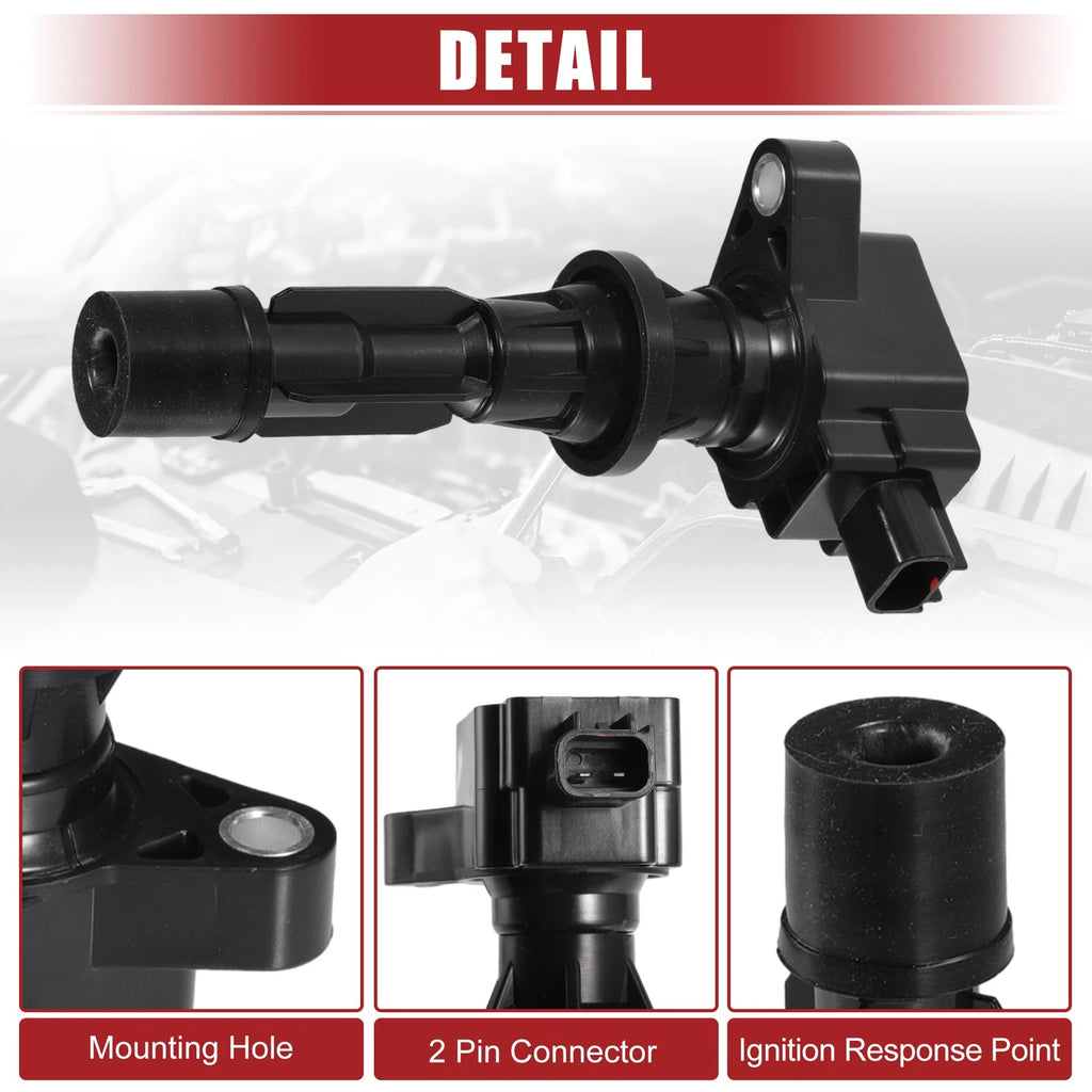 Set of 4 Ignition Coils for Ford Fusion (2006–2009) No.6E5Z12029AA