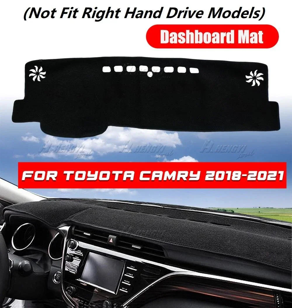 Dashboard Cover Dash Mat Interior Pad for Toyota Camry (2018–2020)