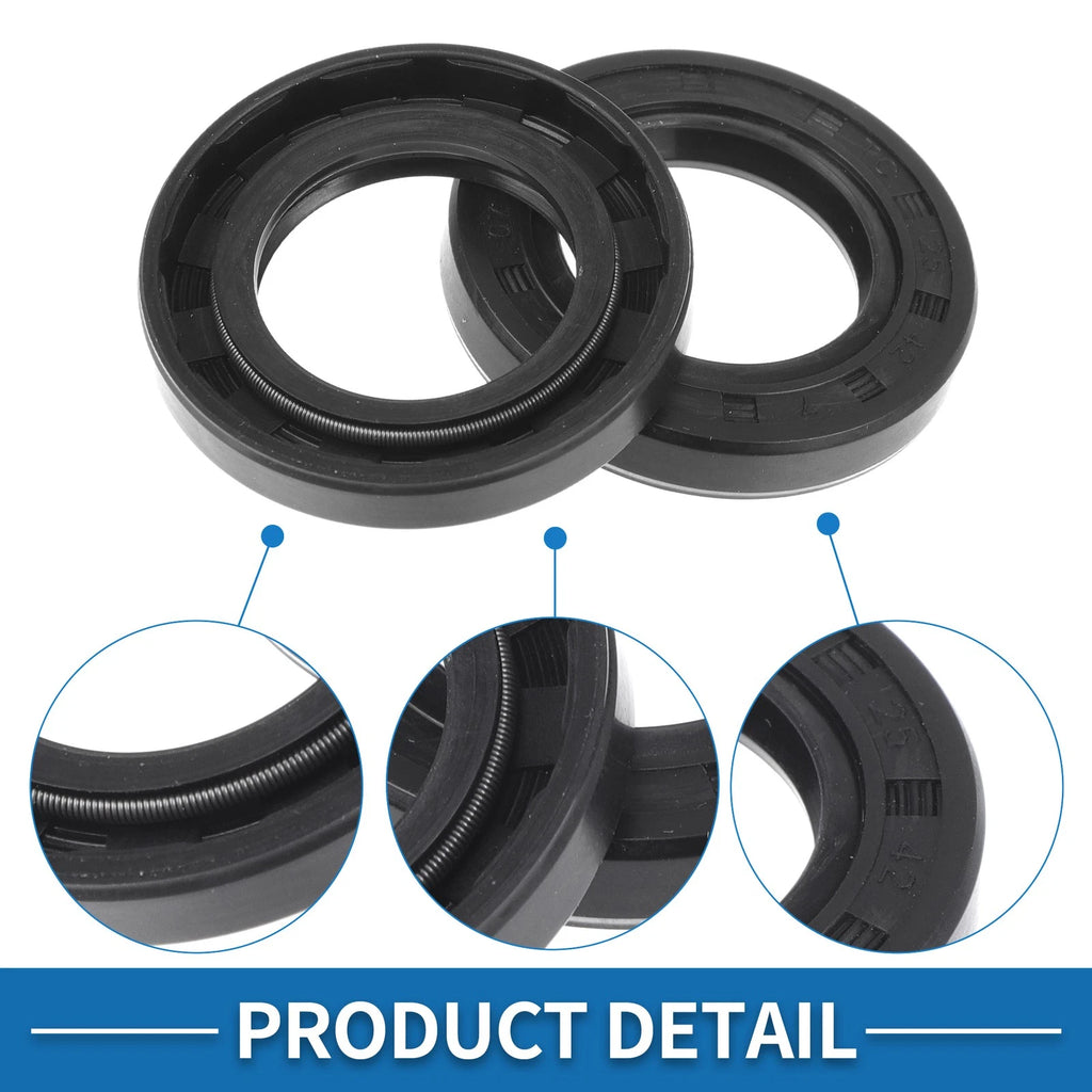 Set of 5 Oil Seal Rotary Shaft Seal Nitrile Rubber 25x42x7mm