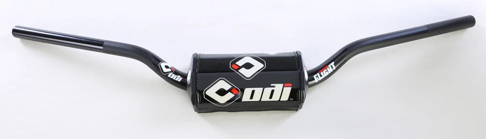 ODI Podium Flight Handlebar for Offroad (1 1/8-inch, Black, 50mm Rise)