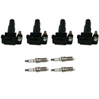 Set of 4 Ignition Coils & Iridium Spark Plugs for Subaru Impreza (2008–2011)