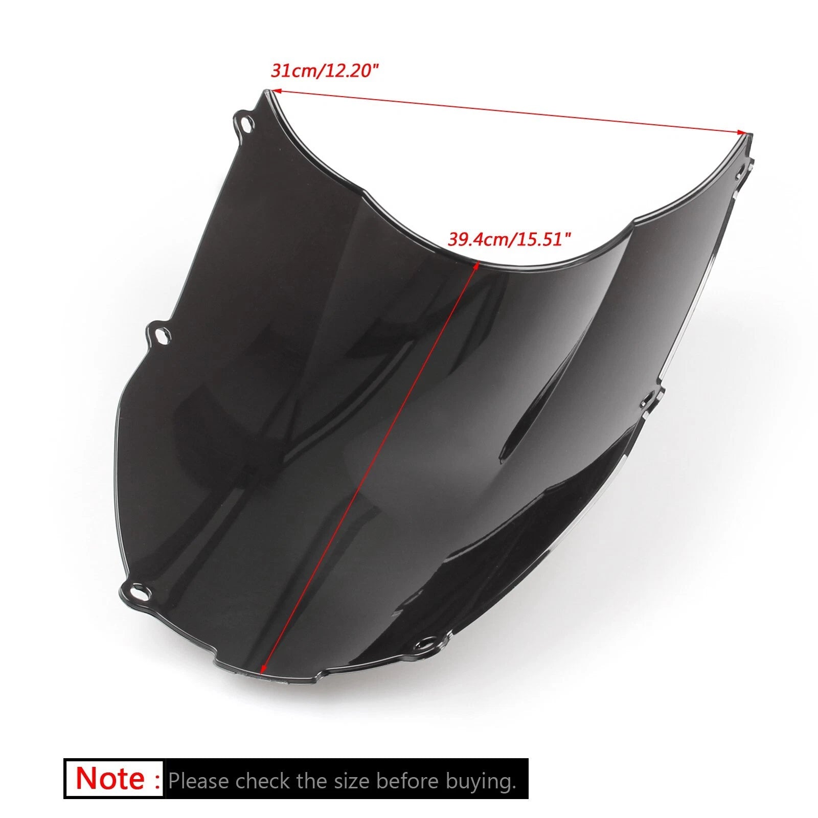 Windshield for Kawasaki ZX6R (2000–2002) ZZR600 (2005–2009) Iridium