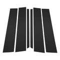 6 Pcs Door Pillar Window Trim for Ford Explorer (2011–2019) Black