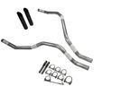 Dual Exhaust for Nissan Titan (2004–2006) 2.5 inch No Muffler Black Tips