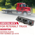 A/C Heater Climate Control Panel Switch Q21-6119 for Peterbilt Truck