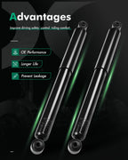 Rear Pair Shocks & Struts for Dodge Durango (2004–2009)