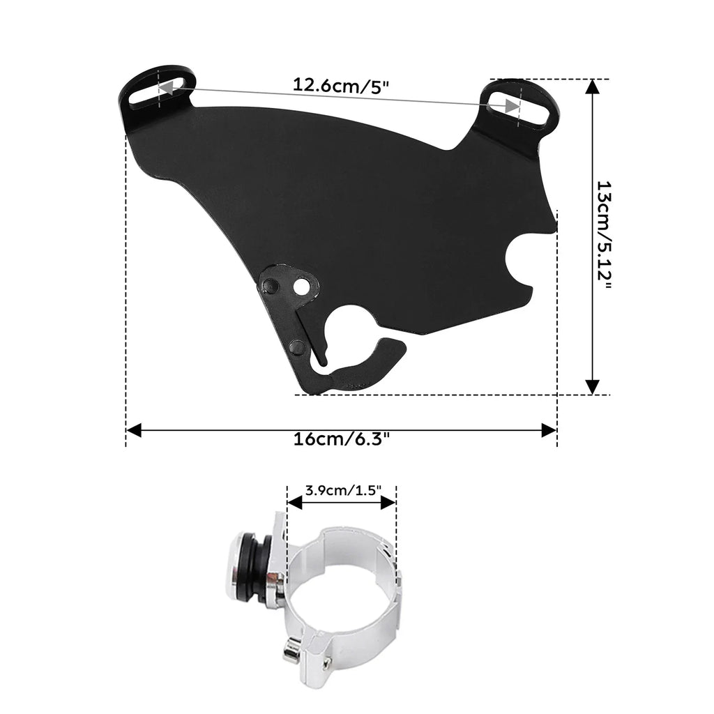 Gauntlet Fairing Trigger Lock Mount for Harley Sportster XL 883 1200 (88-22)