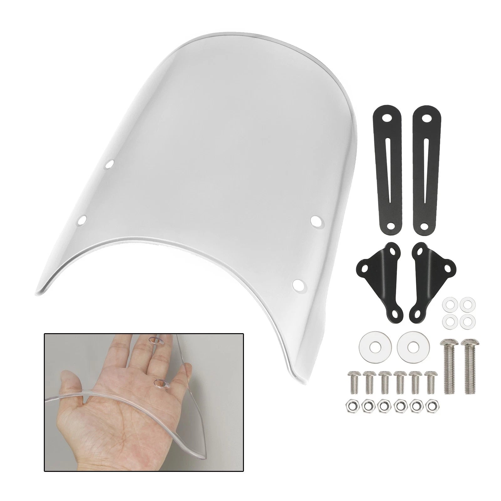 Windshield for Moto Guzzi V7 Classic (2016–2023) V9 Bobber (2018–2023)