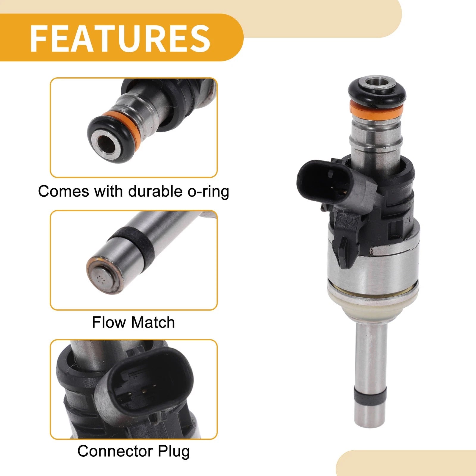1 Pc Fuel Injector No.07K906036H/07K906036K for Audi A3 (2020–2024)