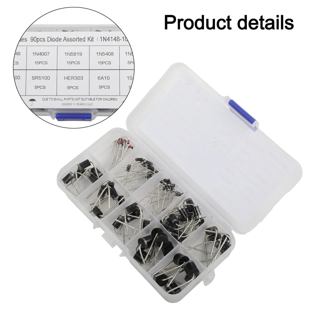 Set of 10 1N4148 Diodes for Household Equipment