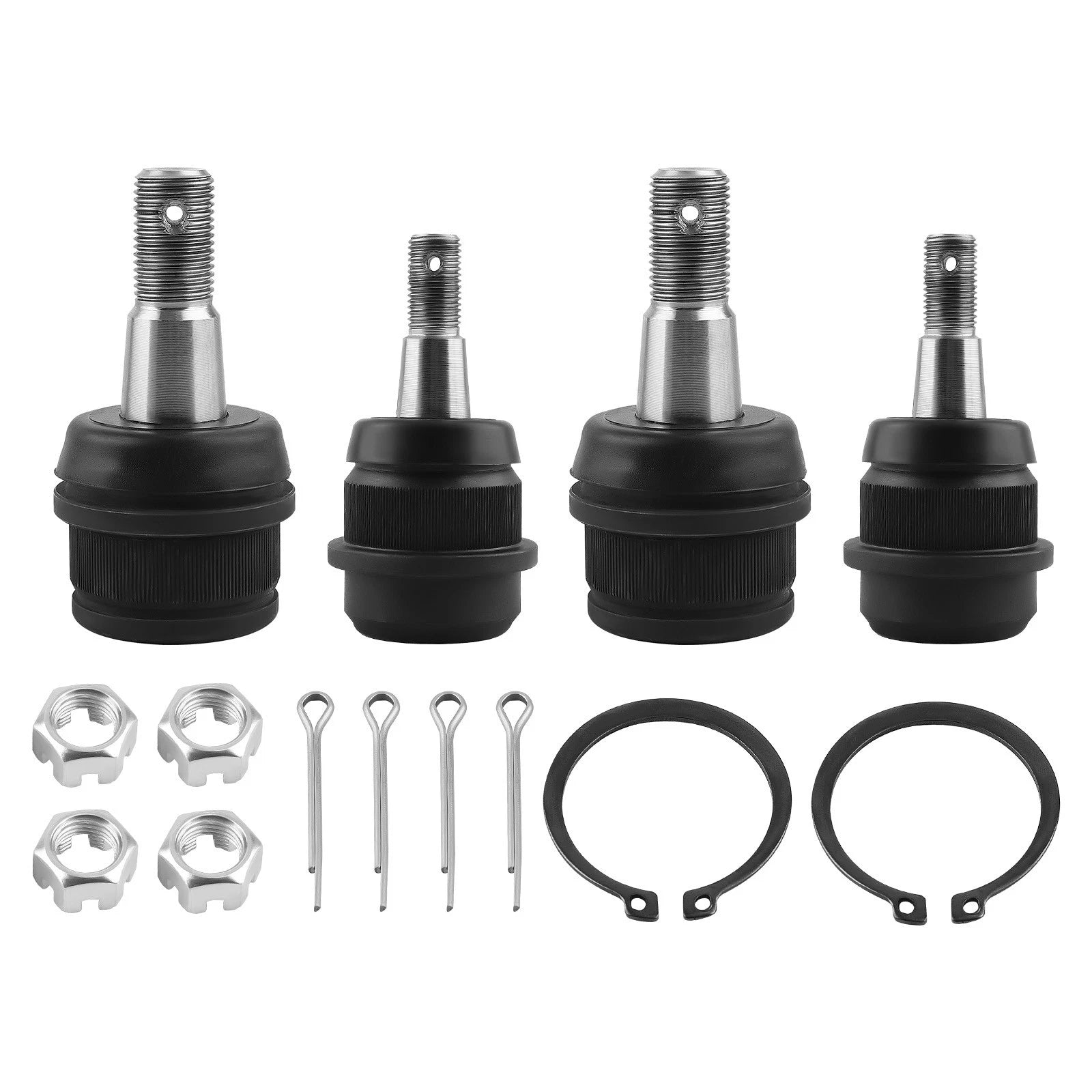 Upper Lower Ball Joints Kit for Jeep Grand Cherokee (1999–2004) Wrangler (2007–2017)