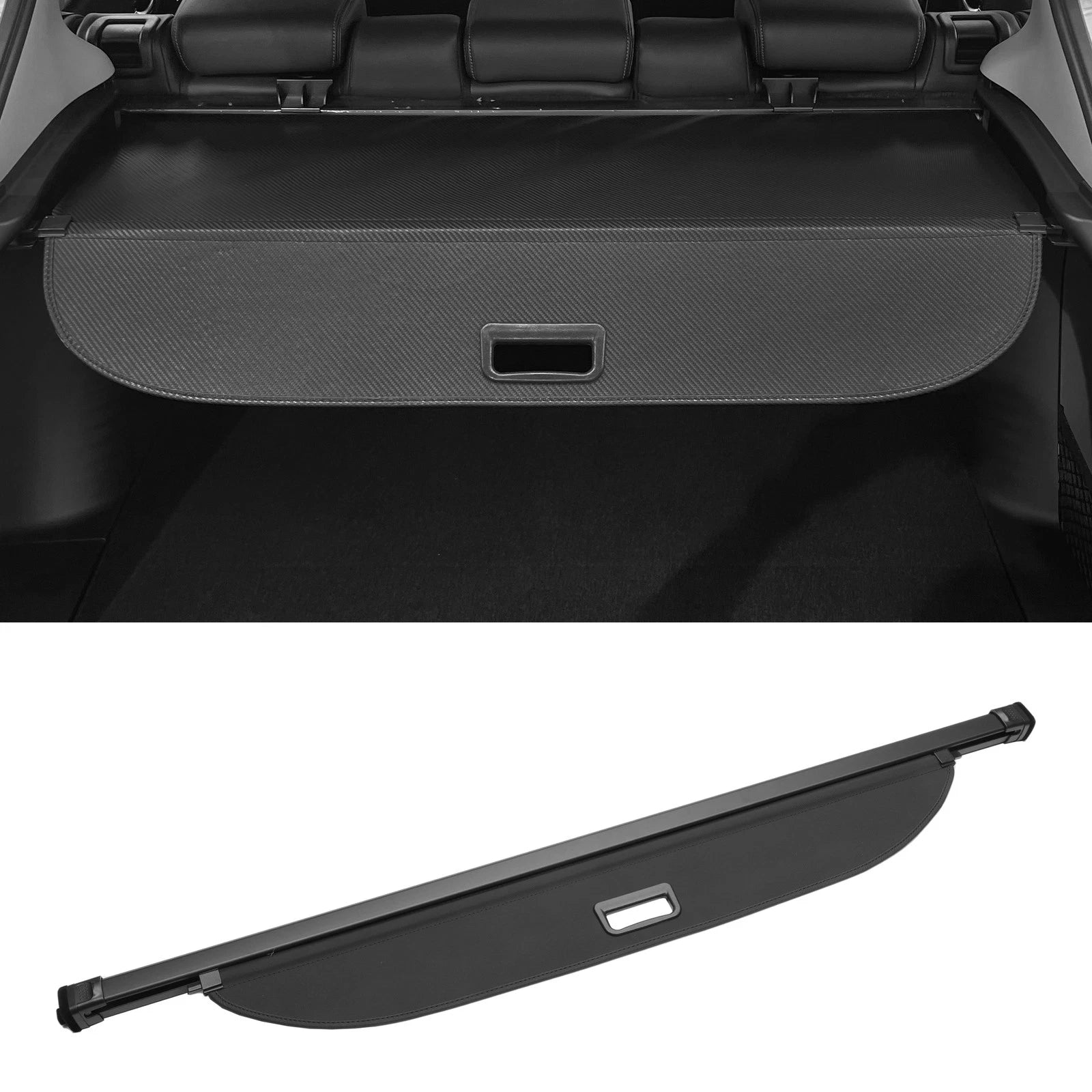 Retractable Cargo Cover for Ford S-MAX (2007–2014) Gloss Black