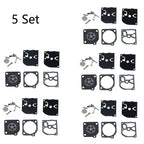 Set of 5 Carburetor Gasket Repair Kit for ZAMA RB-39 (Poulan, McCulloch)