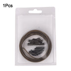 Fishing Clip Kit for Carp Rig (Includes Tubing and Tail Rubbers)