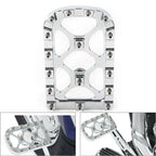 CNC Chrome MX Style Large Brake Pedal Pad Cover for Harley Electra Glide, Softail