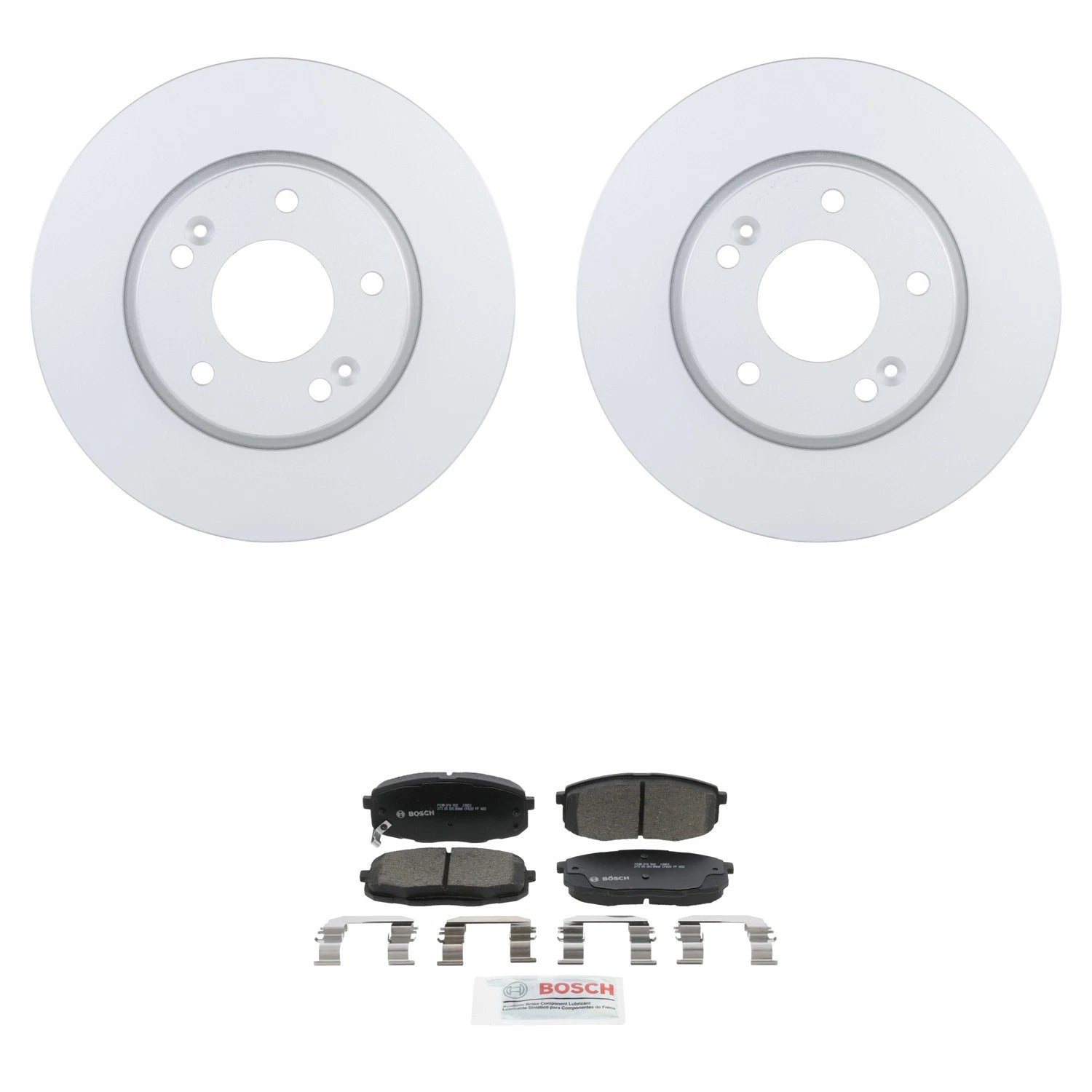 Front Rotors & Brake Pad Kit for Elantra Forte Koup (2011–2016)