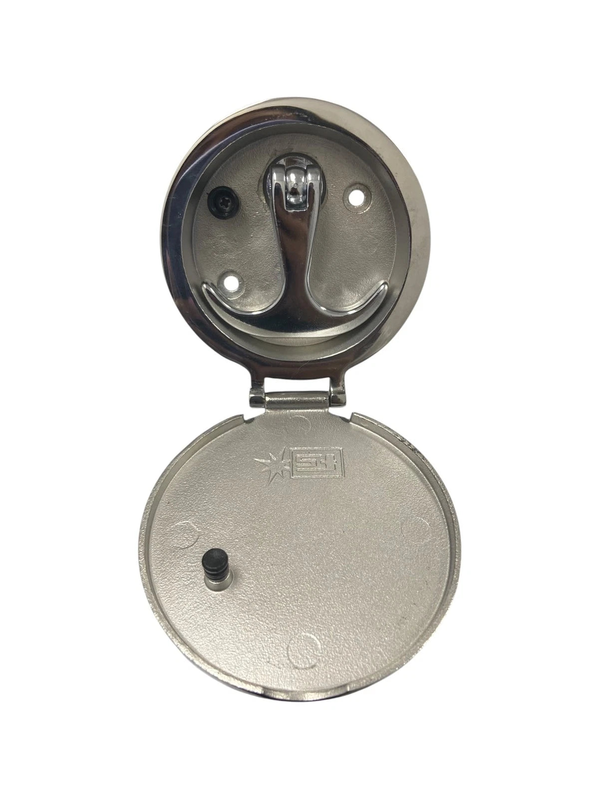 Stainless Steel Latch Face for Foresti & Suardi (3 1/8 x 2 11/16 in)