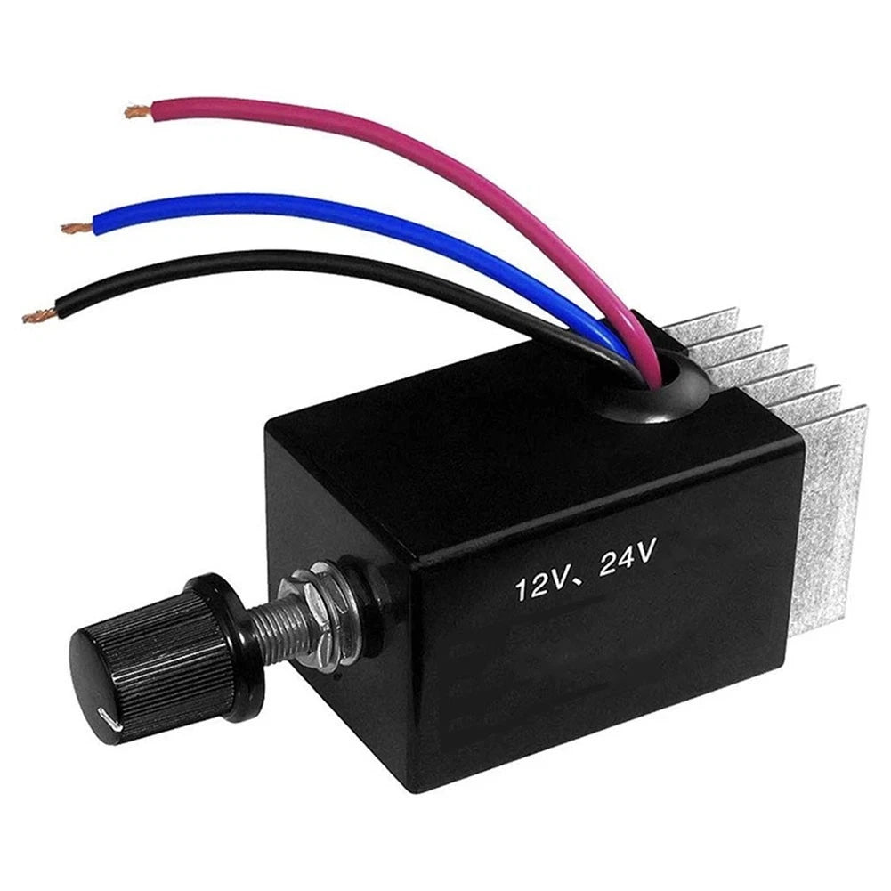 DC Motor Controller with Metal Heatsink for Compact Size Applications