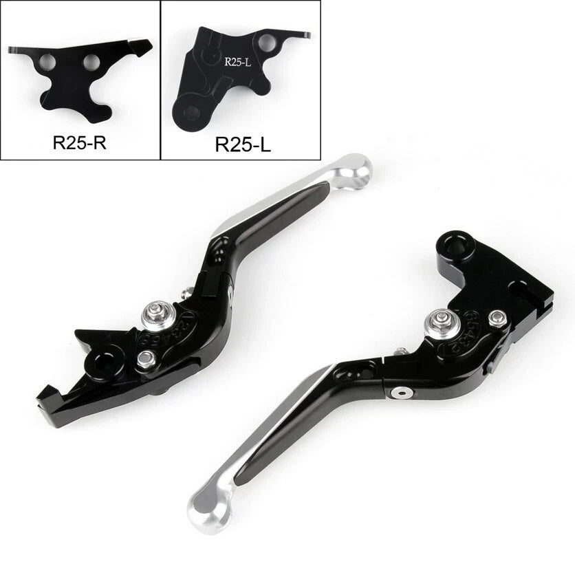 Adjustable Folding Brake Clutch Levers for Yamaha YZF R25 (2014-2015)