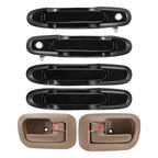 Set of 6 Door Handles for Toyota Sienna (1998–2003) - Front & Rear Left Right