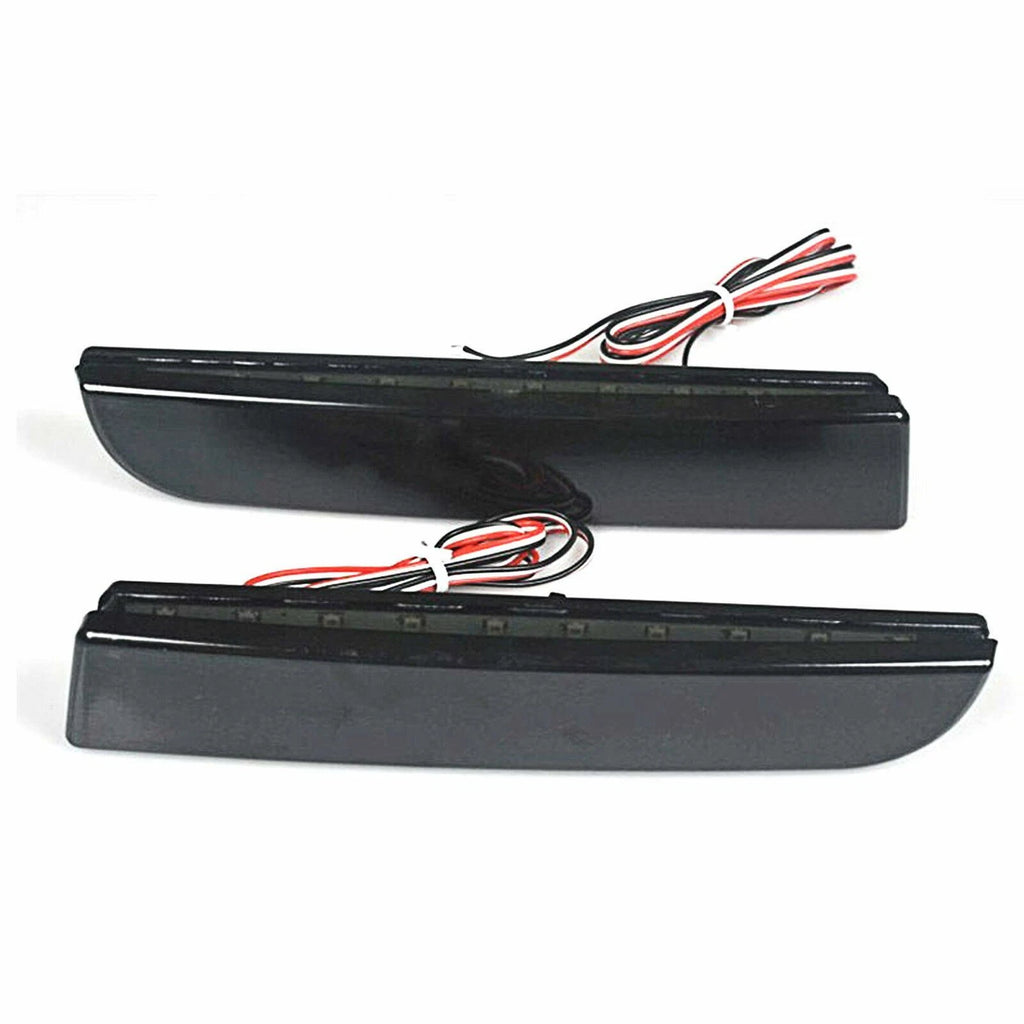 Smoked Lens LED Reflector Tail Brake Light for Mitsubishi Lancer EVO X (2008-2018)
