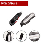2X Amber LED Side Mirror Turn Signal Lights for Chrysler 300 (2011–2023)