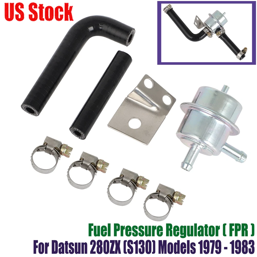 Replacement Fuel Pressure Regulator with Hoses Kit for Datsun 280ZX (1979–1983)