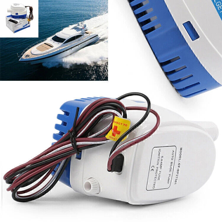 600GPH Bilge Pump for Marine Boats (24V)