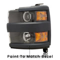 Halogen Headlight for Chevy Silverado 2500 HD 3500 HD (2015–2019) Left Driver