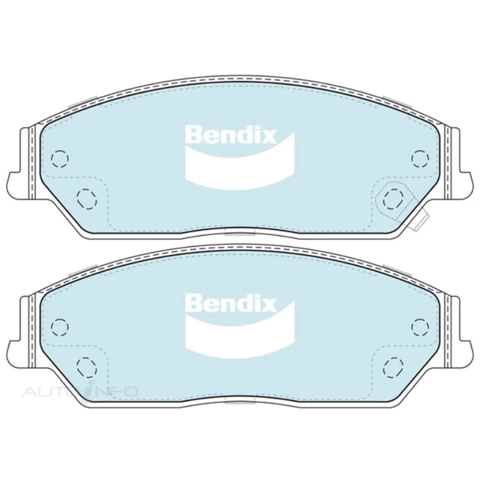 GCT Front Disc Brake Pad Set for Toyota Camry (2006–2017)