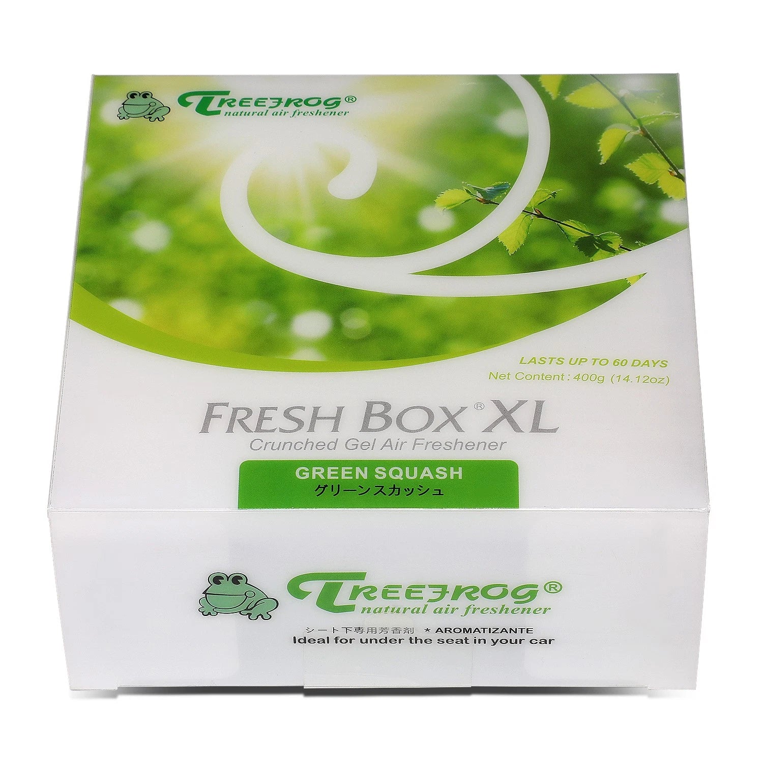 Tree Frog Air Freshener for Car Home Office XL Xtreme (Green Squash)