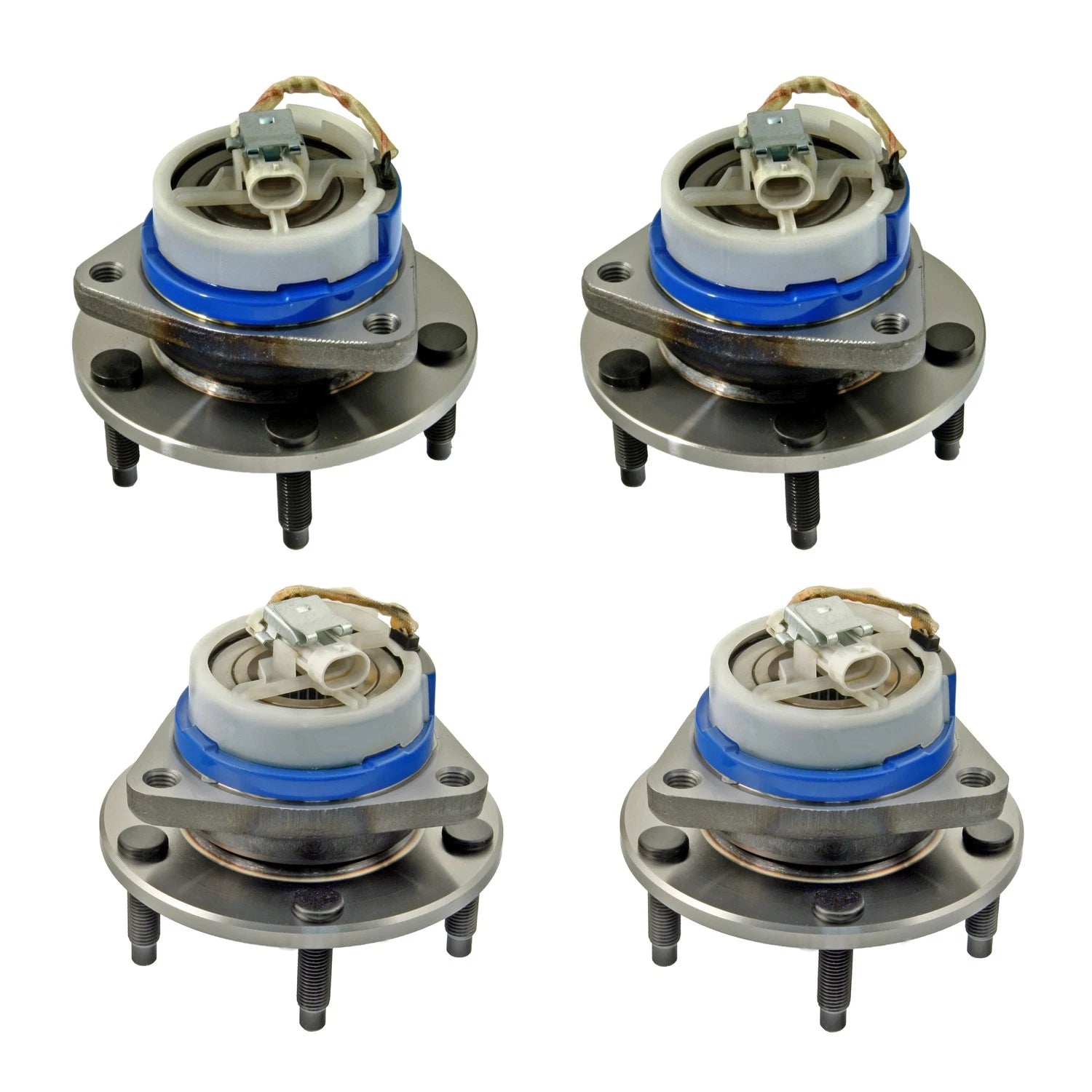 ACDelco Front & Rear Wheel Bearing and Hubs Kit for Corvette (1997–2008), XLR (2004–2008) RWD