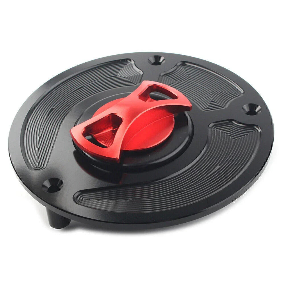 Keyless Red Gas Fuel Tank Cap Cover for Honda CBR1000RR Fireblade (2004-2023)