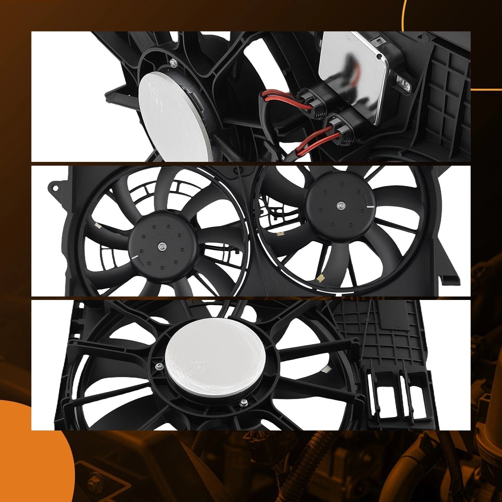 240W Heavy Duty Cooling Fan for Jeep Cherokee (2014–2023)