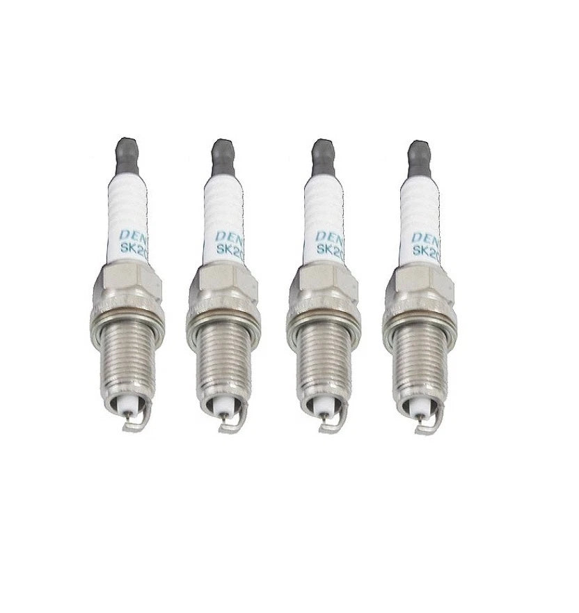 Set of 4 Iridium Long Life Spark Plugs Gap 044 for Lexus Toyota Pontiac Scion