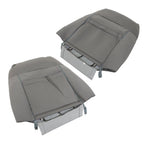 Set of 2 Cloth Replacement Seat Covers for Ford F150 (2011–2014) Steel Gray