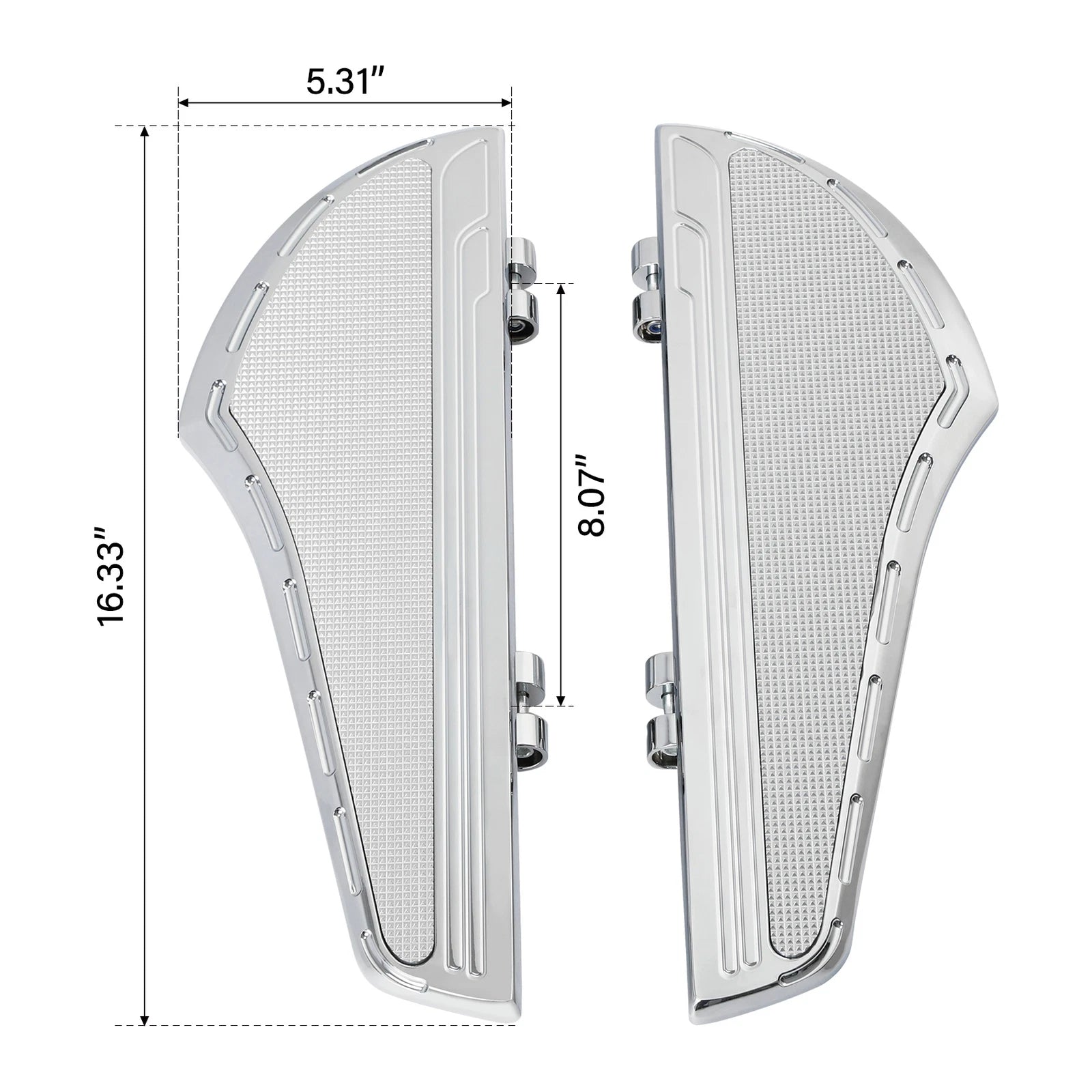 Driver Floorboard Footboard for Harley Electra Glide 2000–Up