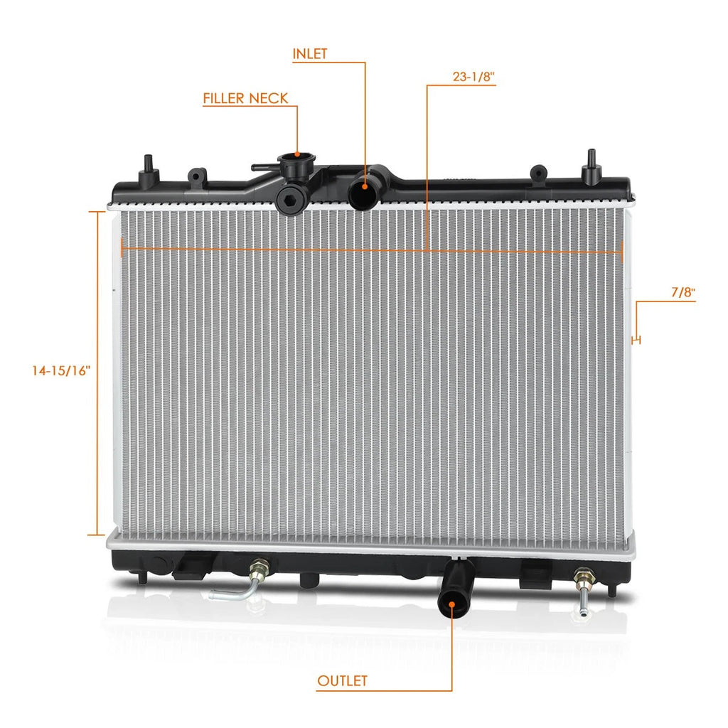 Aluminum Cooling Radiator DPI-13002 for Nissan Versa 2007–2011