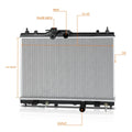 Aluminum Cooling Radiator DPI-13002 for Nissan Versa 2007–2011