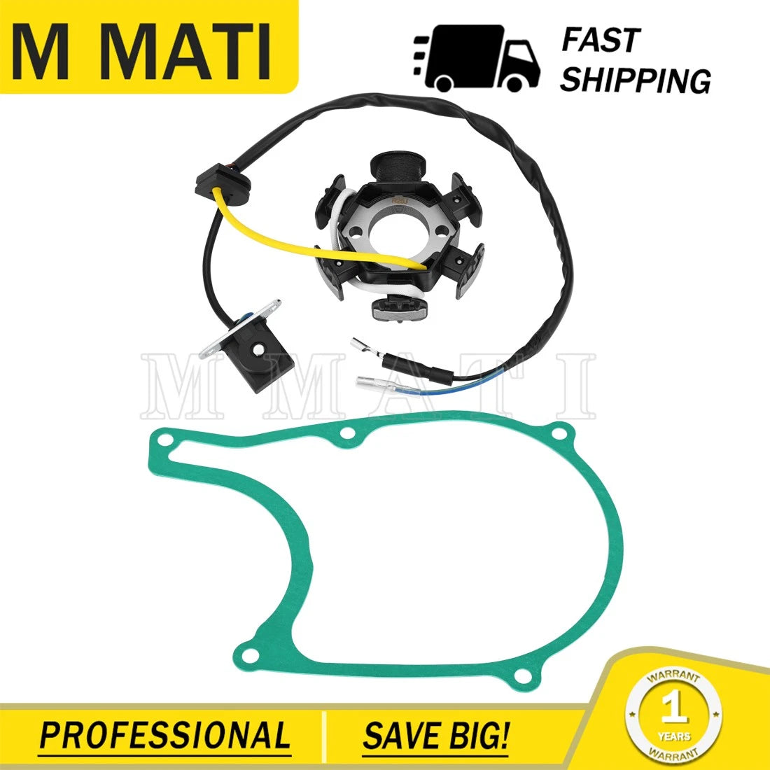 Stator & Gasket for Honda XR80R (1995–2003), CRF80 (2004–2013) 31120-GN1-691