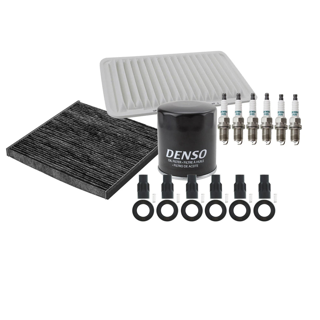 Tune Up Kit 6 Spark Plugs & Boots for Camry RX330 Sienna Solara (2004–2006)