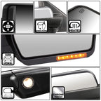 LED Chrome Side Mirror for Ford F150 (2004–2014) Right Passenger Side