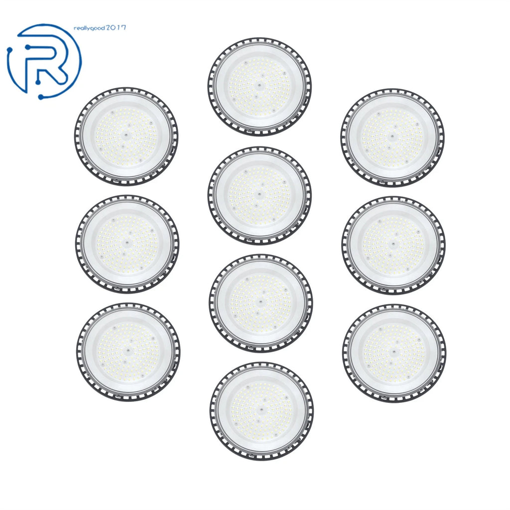 10X 100W LED High Bay Light for Industrial Use (5000K, 12000LM)