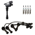 Ignition Coil & 4 Iridium Spark Plugs Wire Set for Mazda Tribute (2001–2008)