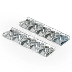 Set of 10 M6 Zinc Plated Spring Spire C Clips U Nuts Speedclips